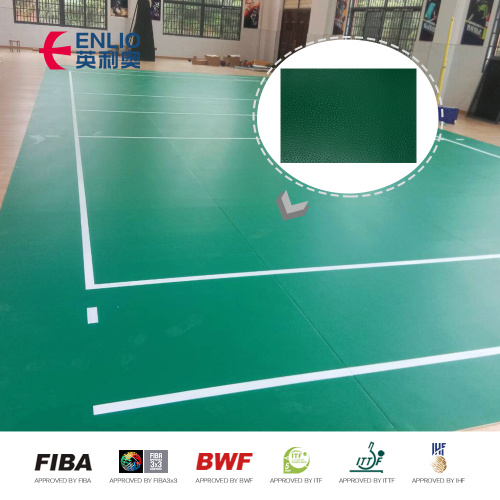 Professionelle Badminton Court Matte mit PVC -Material