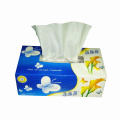 White Flat Box Facial Tissue Custom Print