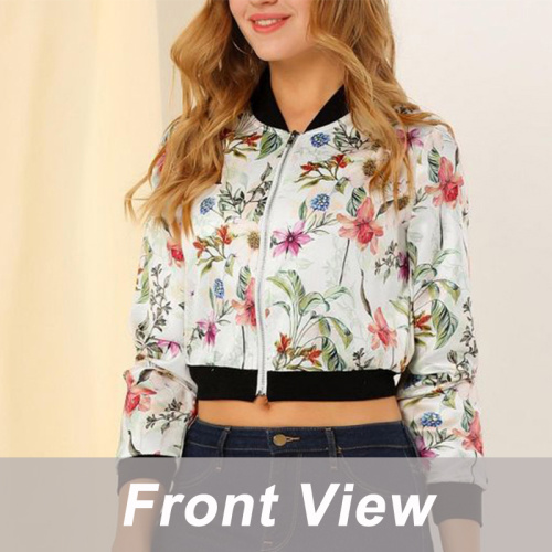 High Quality Ladies Bomber Jacket Customization