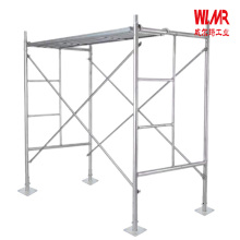 Galvanized ring lock durable fixed cage ladder