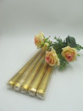Metal Colour Taper Holiday Candle