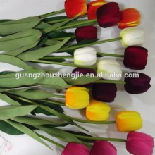 SJ10131024 Factory price fabic tulip flower/decoration artificial tulip flower