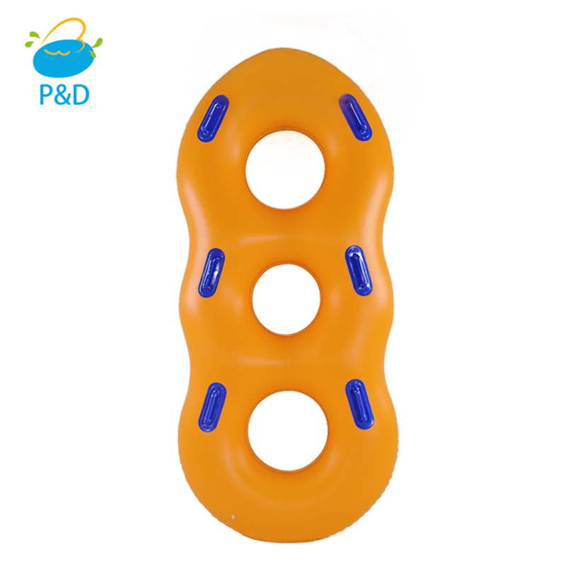 3 person orange Durable floating tube , swimming floating tube,inflatable river float tube