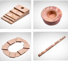 Laminated wood for transformer