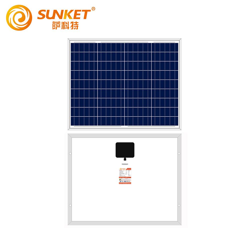 Contoh bekalan panel solar 50W Ploy