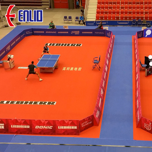 ITTF-godkända PVC-bordtennissportgolv