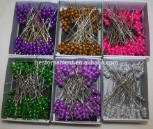 72 TRIPLE PEARL hat pins