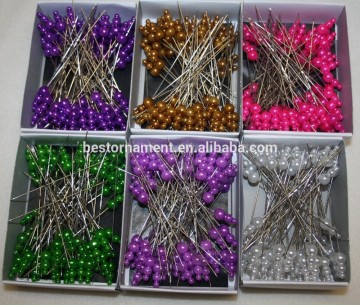 72 TRIPLE PEARL hat pins
