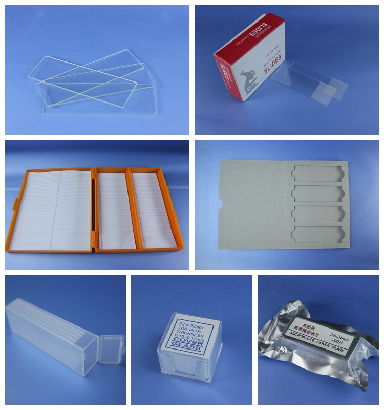 lab paper box for 3pcs 20pcs microscope slides