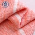 knitted fabric polyester stripe cotton for sweater