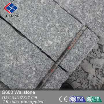 Outside stone wall 34x17x17