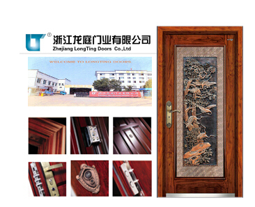 Steel Wooden Armored Door (LT-503)