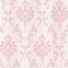 Country Style Damascus Wallpaper , Italy Flower Design 53cm Width