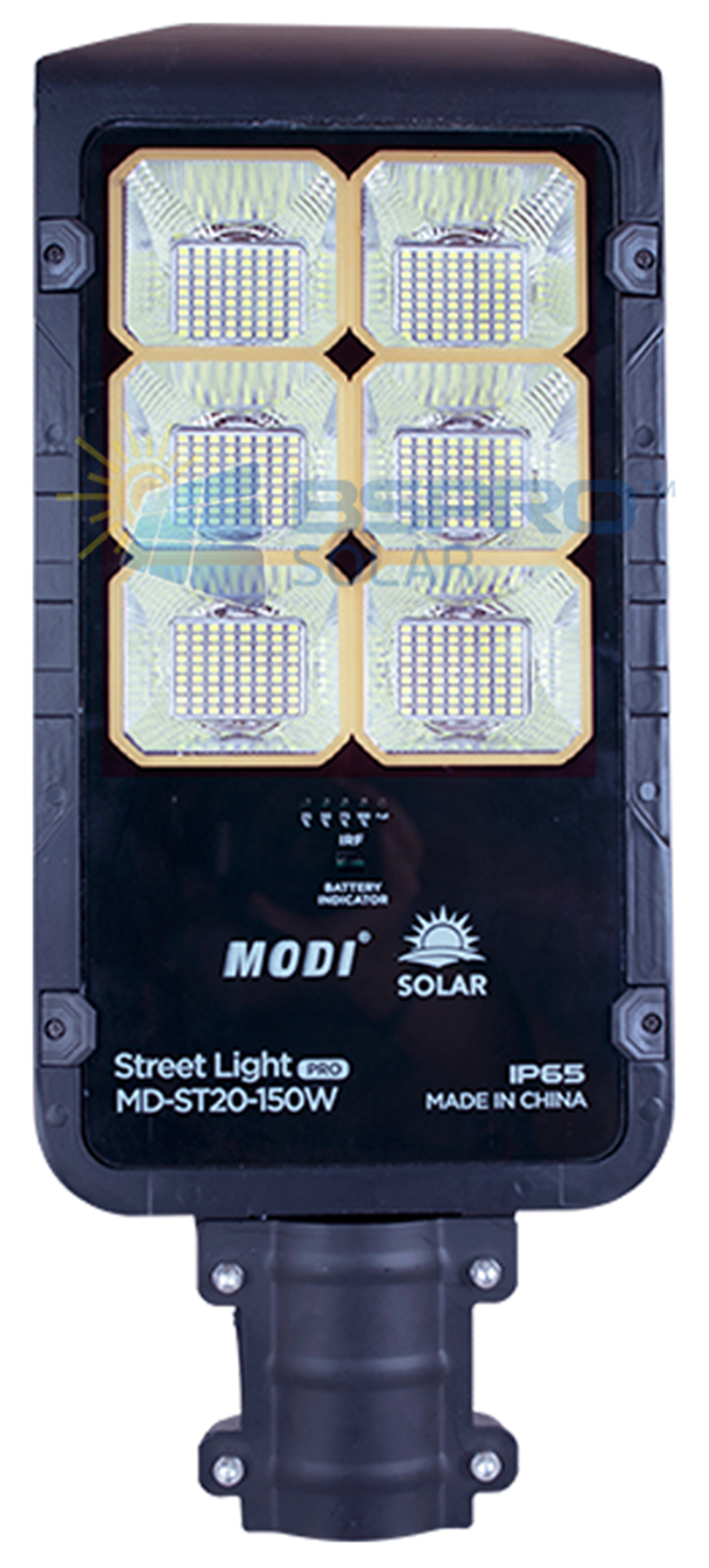 150W commercial solar street light