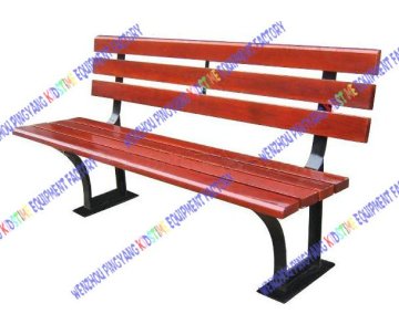 outdoor wood park bench