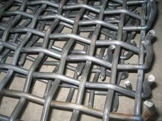 Dekoratif Stainless Steel Woven berkerut Wire Mesh