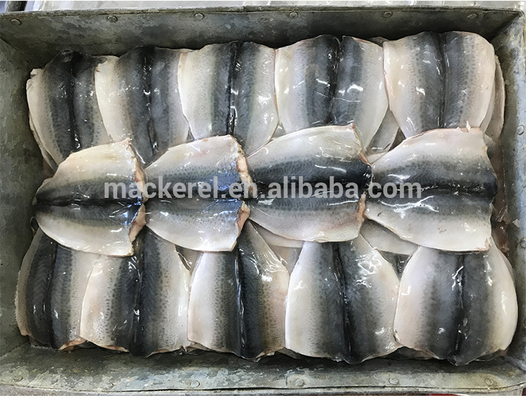 China Ekspor Ikan Beku Beku Mackerel Flaps Butterfly Mackerel
