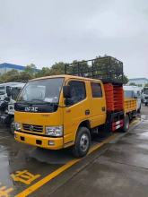 Telescopic boom lifting height aerial platform trucks