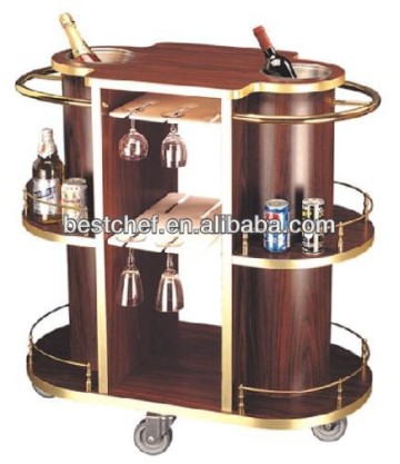 Bar serving trolley