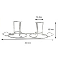 स्टील रोस्टर रैक बीयर चिकन होल्डर कर सकते हैं