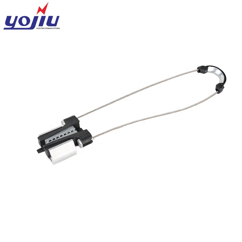 Overhead Line Accessories Plastic Wire Clamps Ftth Clamp Tension Cable Anchoring Clamp Clip