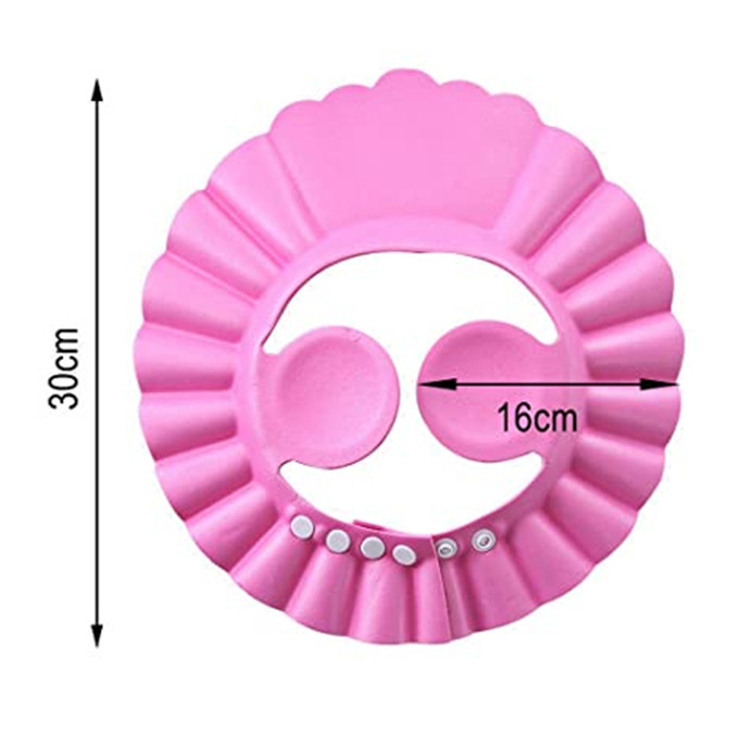 استحمام الطفل قبعات الاطفال قابل للتعديل غطاء دش