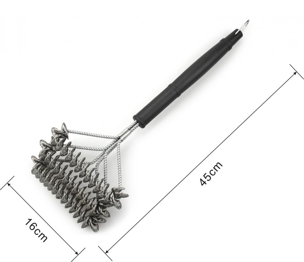 Heavy Duty Plastic Handle Bristle Free Grill Brush