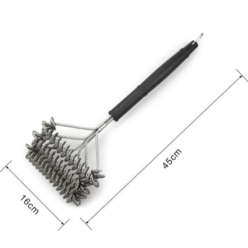 Heavy Duty Plastic Handle Bristle Free Grill Brush