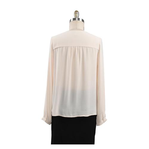 Nova blusa feminina outono camisa branca