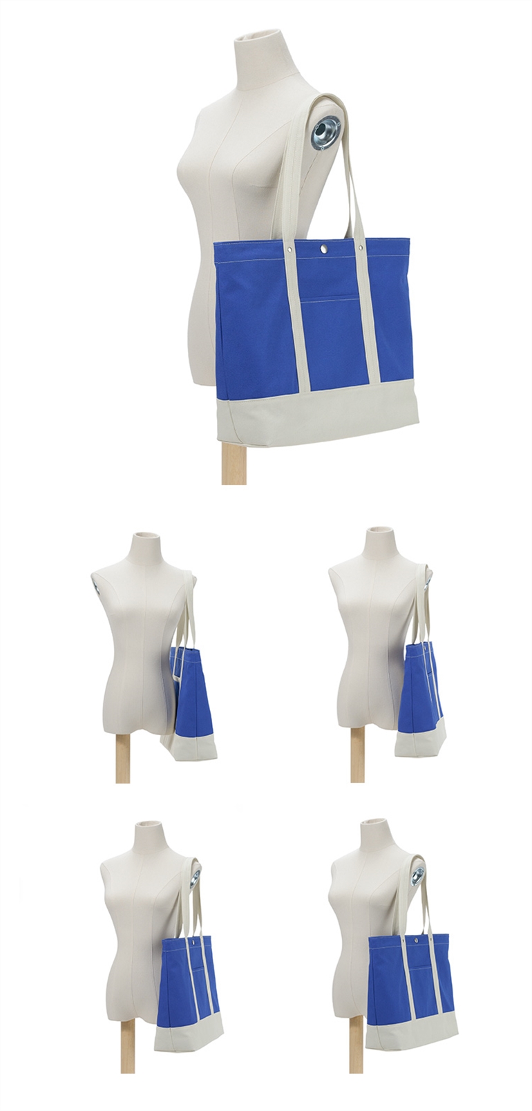 Borsa da spiaggia in tela Canvas Beach Bag