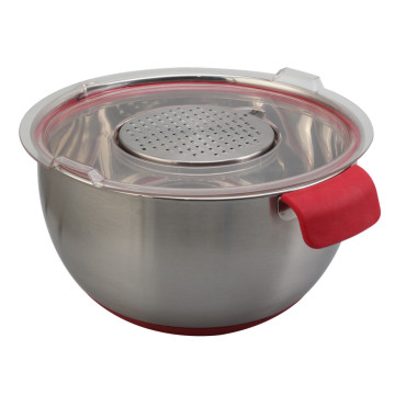 Stainless Steel Mixing Bowl with Graters