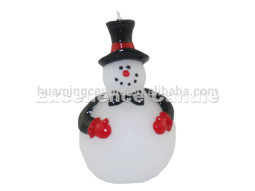 Snow Man Shape Light Changing Led Candle
