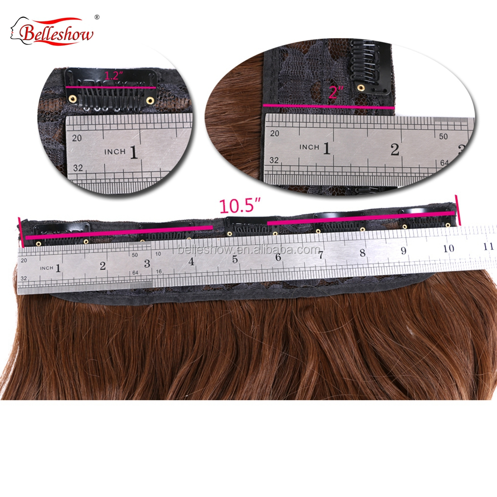 Hot sell Clip On long curly ponytail hair extension synthetic hair extension clip in hair extensions