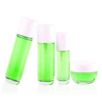 New Bottles Sets Pump Cosmetic Glass Packaging Bottle Set