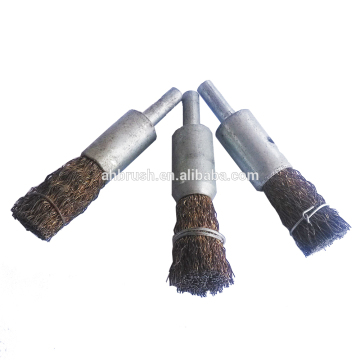 good quality nylon abrsive rust removal end brush
