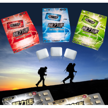 BLISTER Package Booster Engergy Sugar Free Chewing Gum