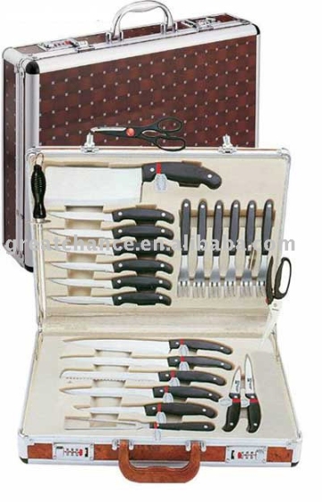 Aluminum Case for 24 Pcs Kitchen Knife Set