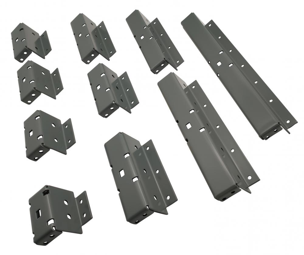 Industrial sheet metal parts for IT system cabinets