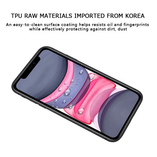 iPhone XR X mini Anti-explosion Hydrogel Screen Protector