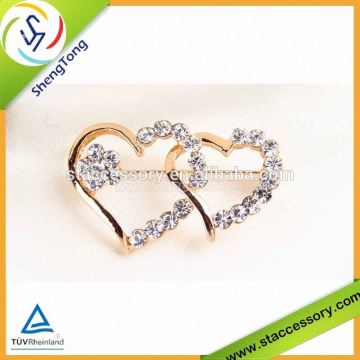 Rhineston brooch Heart shape crystal brooch