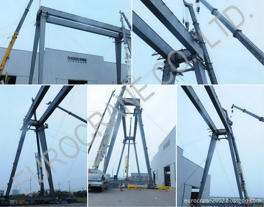 European standard gantry crane 130 ton