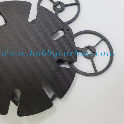 Wholesale price cutting twill matte carbon fiber part