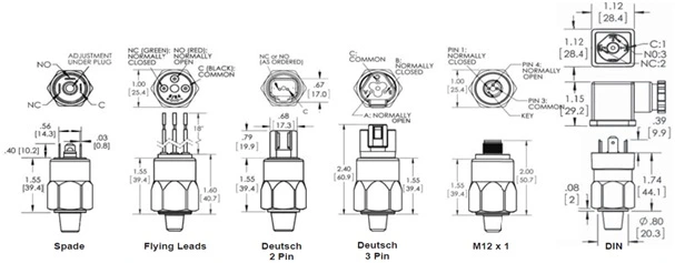 BPA Bpf Adjustable High Pressure Switch