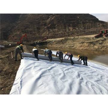 Short fiber pet non woven geotextile 400g m2