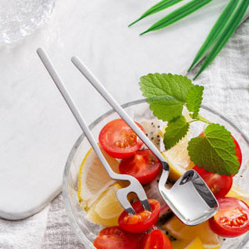 Colourful hotel restaurant wall hanging coffee fork spoon