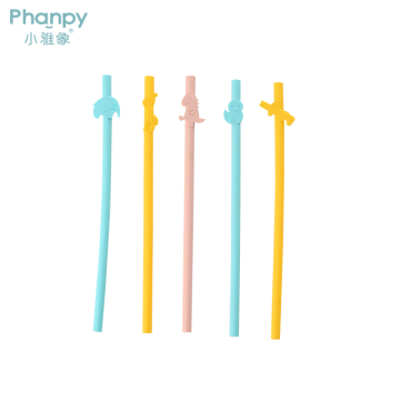 Cheap Price Silicone Straws Reusable Collapsible Long Straw