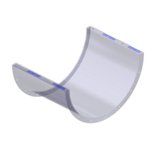 Clear PC Pool Water Slide Tubes and Plastic Accessories for Playgrounds