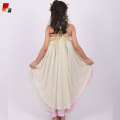 girls gold sequin rainbow color high low dress