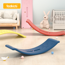 Plastic Curvy Trainer Wobble Board for Kids' Balance and Stability