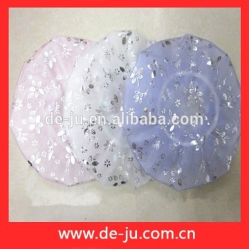 Light Blue Color Transparent Wholesale Bath Swim Cap